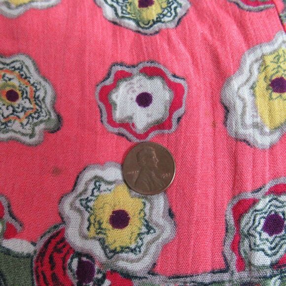 Sag Harbor Skirt Womens Size 6 Multicolor Boho Hipster Peasant Midi Flowy - Picture 3 of 8